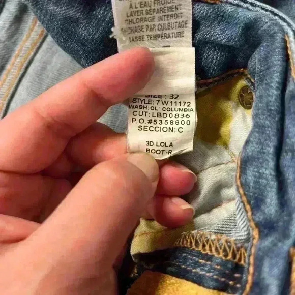 Women's Lola Boot Luck Brand Jeans Size 14/32 - Picture 3 of 4